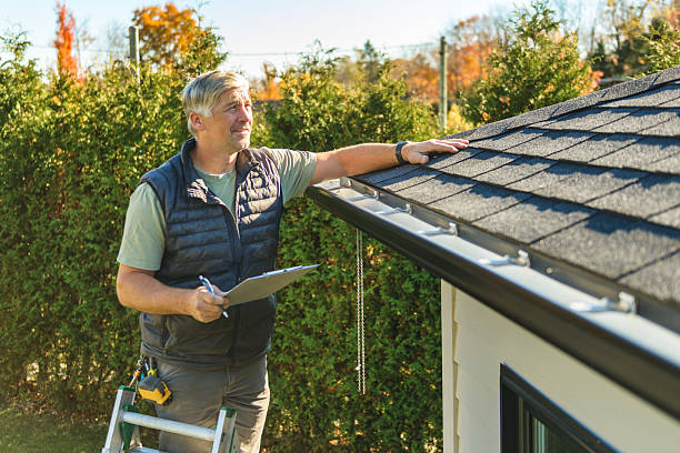 Professional Roof Replacement technician working in Webster, IN